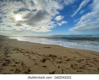 Sunset At Polihale Beach And State Park In Hawaii