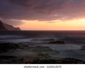 Sunset At Ponta Do Sol Cabo Verde