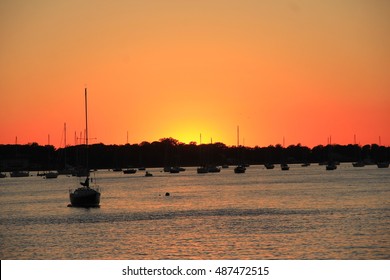 Sunset In Port Washington Long Island NY