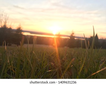 Sunset In Portage Lake, Maine