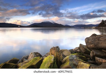 Sunset At Prince Rupert, BC Waterfront. 