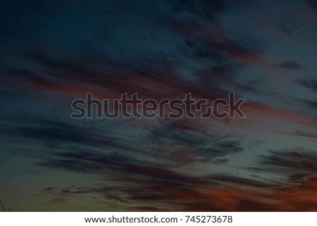 Similar – Sunrise in the sea for background