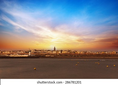 Sunset in Rabat, Morocco