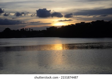 Sunset From Rabindra Sarobar Lake