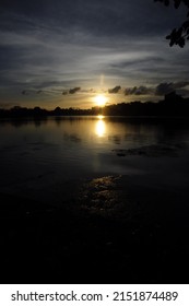 Sunset From Rabindra Sarobar Lake