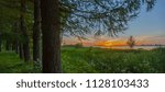 Sunset at the river