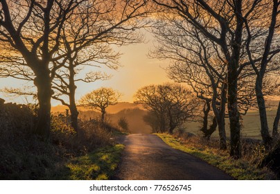 Sunset Road, Forest Of Bowland, UK