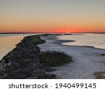 sunset Rockport Texas. goose island state park 