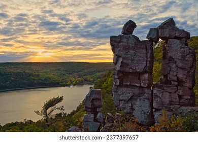 A Sunset from the Rocks