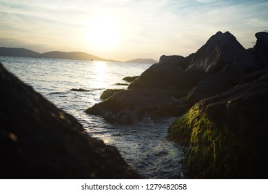 sunset in rocks 3