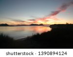 Sunset at Ruakaka Beach in January