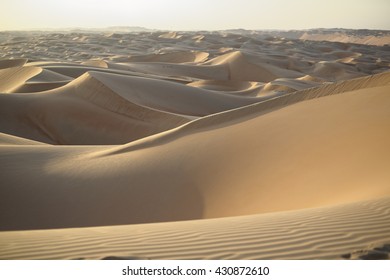 Sunset In Rub Al Khali Desert