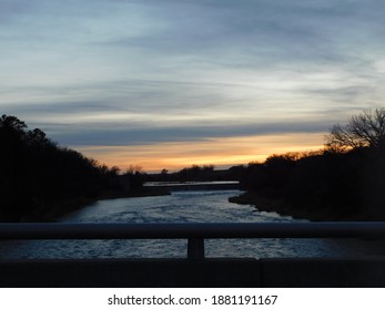 Sunset In Rural Nebraska USA