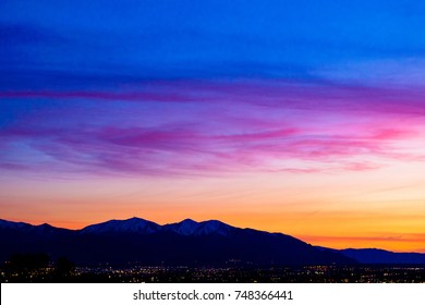 Sunset In Salt Lake City, Utah