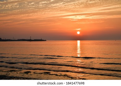 Sunset at Samyang Beach, Jeju Island