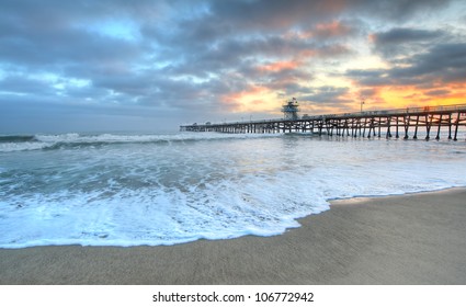 Sunset At San Clemente Pier California