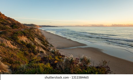 Sunset At The San Diego Beach, Southern California