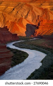 Sunset At San Juan River Utah