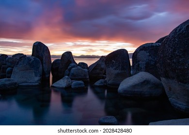 Sunset At Sand Harbor, Lake Tahoe