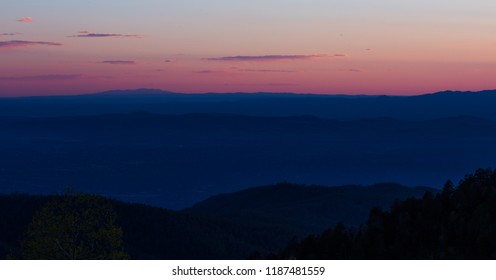 Sunset In Santa Fe Mountains