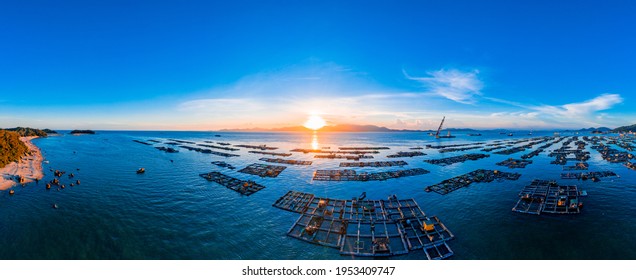 Sunset scenery of Hailing Island, Yangjiang City, Guangdong Province, China