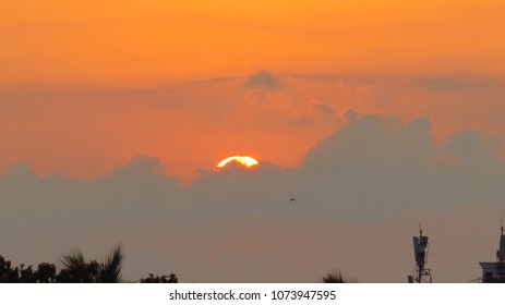 sunset scenes clouds and sky