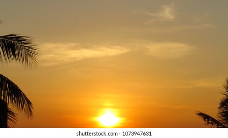 sunset scenes clouds and sky