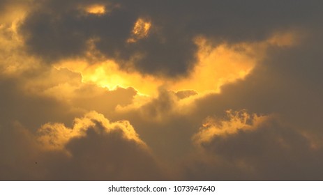 sunset scenes clouds and sky