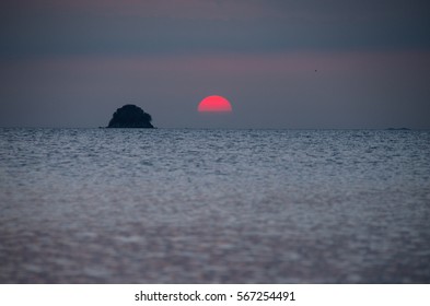 Sunset at sea