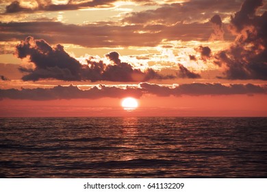 Sunset sea - Shutterstock ID 641132209
