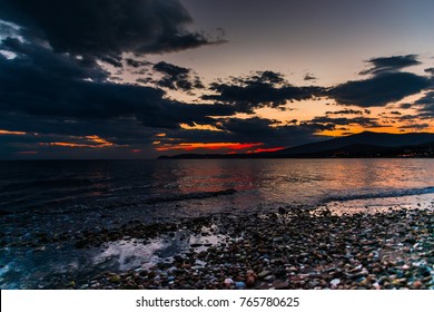 Sunset at the sea