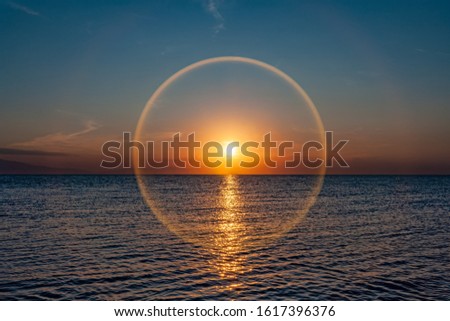 Similar – Image, Stock Photo Dream Sun Island Light