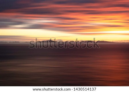 Similar – Sunrise in the sea for background.