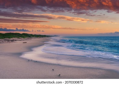 Sunset At Sebastian Inlet Park