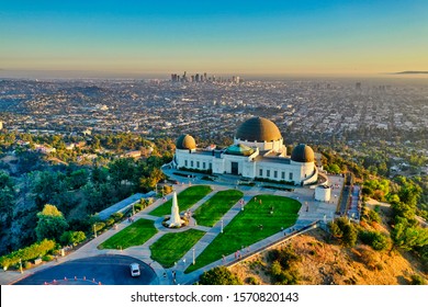 A sunset shot of Griffith Observatory 