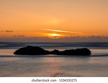Sunset shot at Ruby beach, Olympic National Park. 