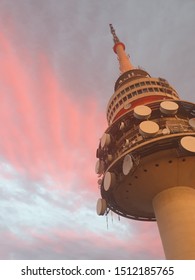 A Sunset Shot Of The Telstra Tower, Canberra.