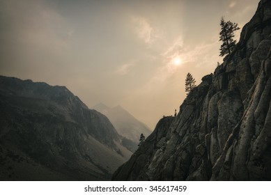 Sunset In The Sierra Nevada Mountains