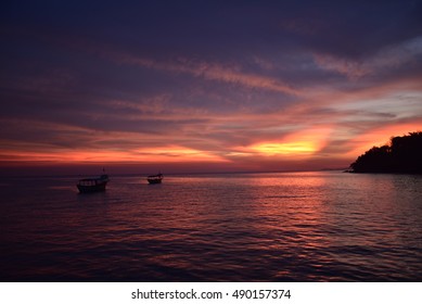 Sunset In Sihanoukville, Cambodia