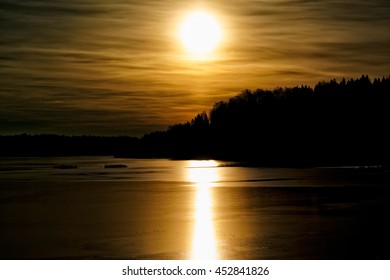 Sunset silhouette