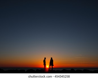 SUNSET SILHOUETTES