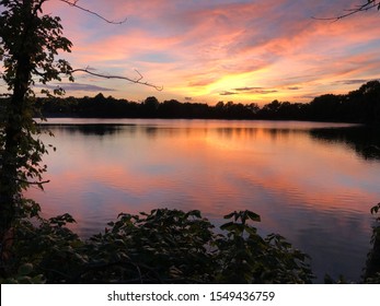 Sunset At Silver Lake, Staten Island