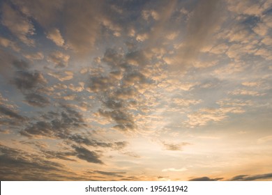 sunset sky