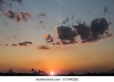sunset sky