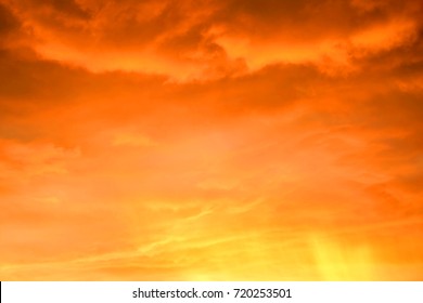 Sunset sky