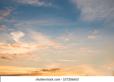 Sunset Sky Background