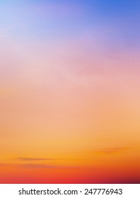 Sunset sky background - Shutterstock ID 247776943