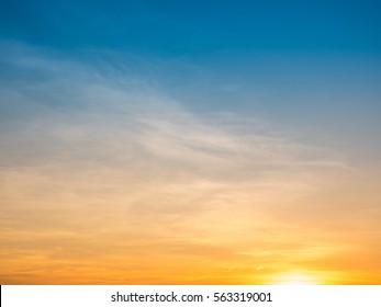 sunset sky background