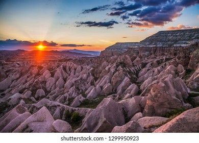 Sunset Sky At Capadocia