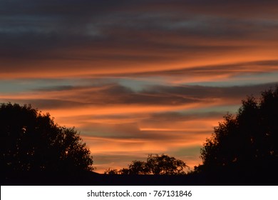 Sunset Sky And Clouds, Amarillo, Texas